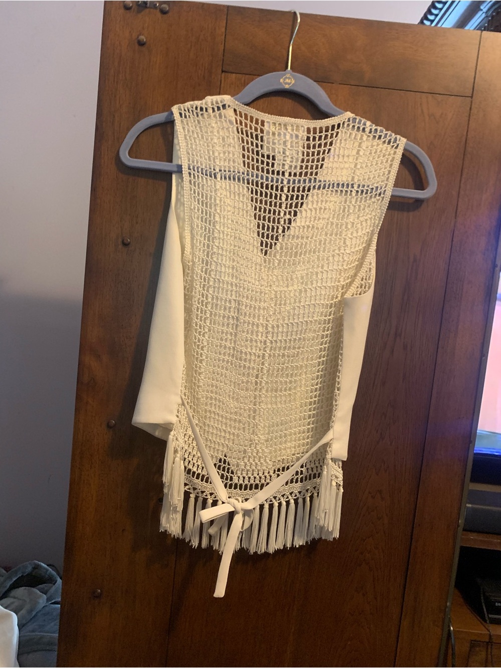 Cache Ivory Fringe Vest - Picture 5 of 11